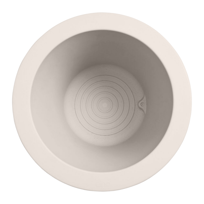 pure cilinder high 40 linnen wit